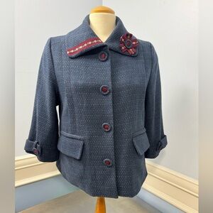 Wool Blend lined Jacket